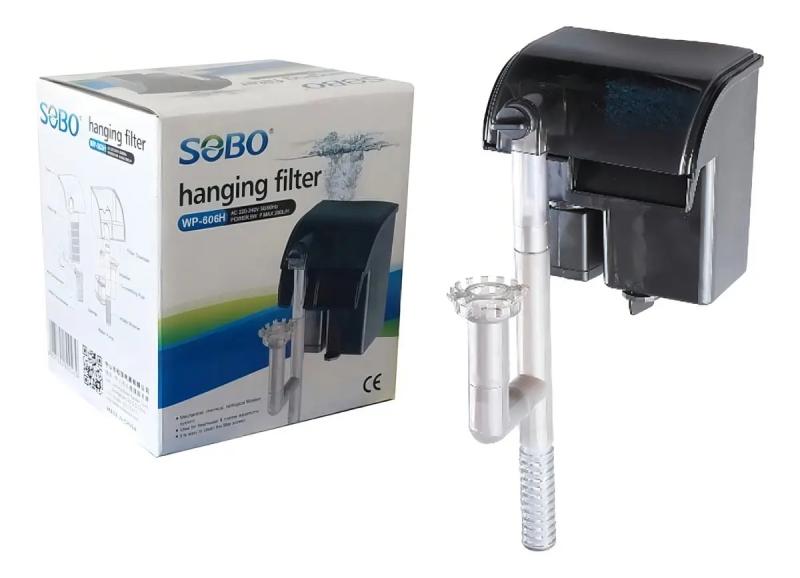 Filtro Externo Cascada Wp 606h 500l/h 10w Sobo Acuario Peces