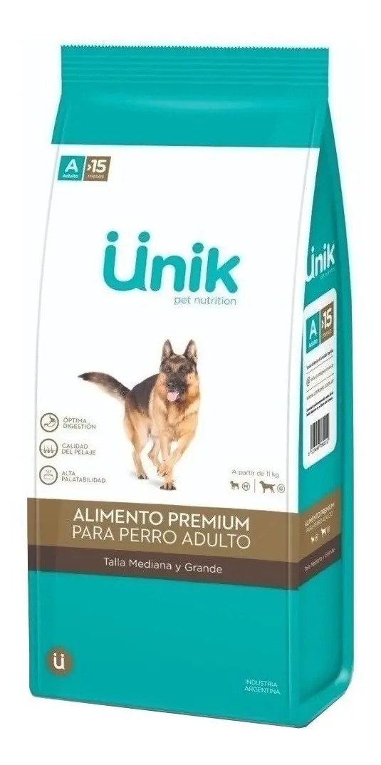 Alimento Para Perro Unik Adulto Med/gde 3kg