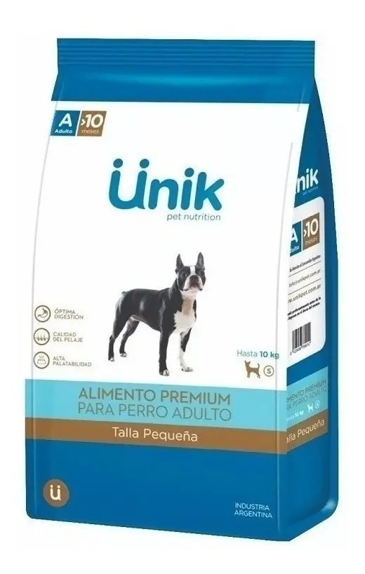 Alimento Para Perro Unik Adulto Raza Pequeña 3kg
