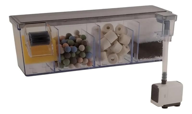 Filtro Externo Cascada Aq-17h 500l/h 6w Sobo Acuario Pecera