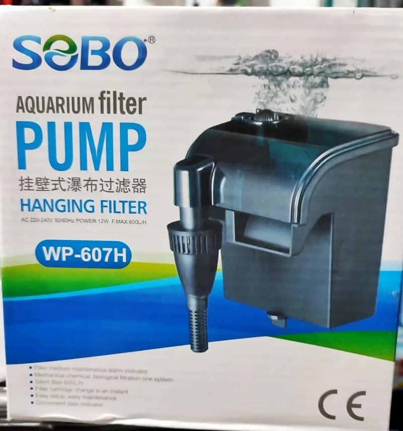 Filtro Externo Cascada Wp-607h 600l/h 12w Sobo Acuario Peces