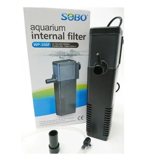 Filtro Interno Mecanico Wp-350f 1200 L/h 25w Sobo Acuario
