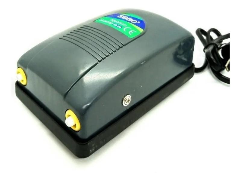 Aireador Bomba De Aire Sb-648 2x4l/m 5w Sobo Acuario Pecera