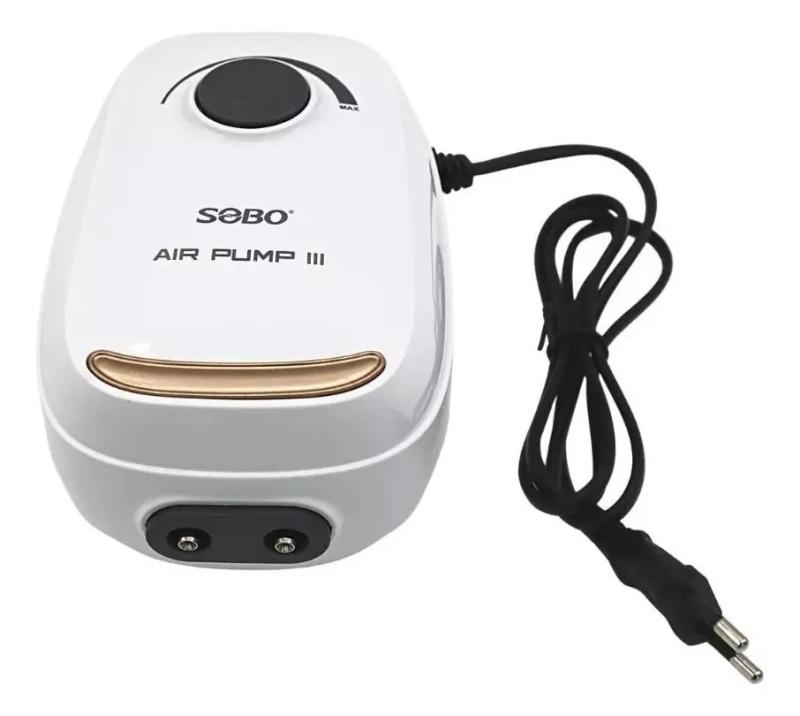 Aireador Bomba De Aire Ar-10 2x3.4l/m 3w Sobo Acuario Peces