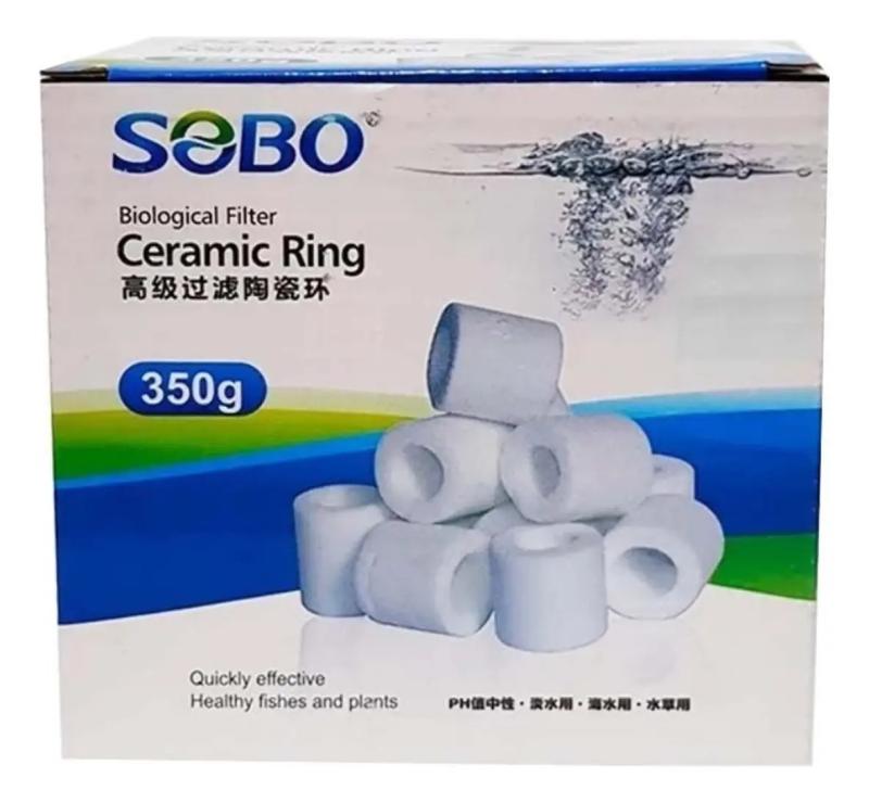 Anillos Canutillos de Ceramica 350gr Sobo Acuario Pecera