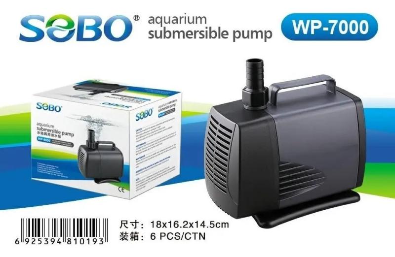 Bomba De Agua Sumergible Wp-5000 3000l/h 3m 60w Sobo Acuario