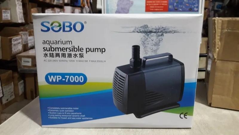 Bomba Agua Sumergible Wp-7000 5000l/h 5m 105w Sobo Acuario
