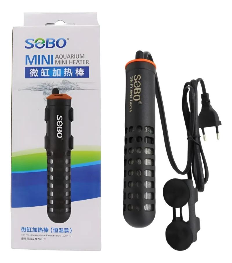 Calefactor De Agua Calentador Mini Fy-75w 65lt Sobo Acuario