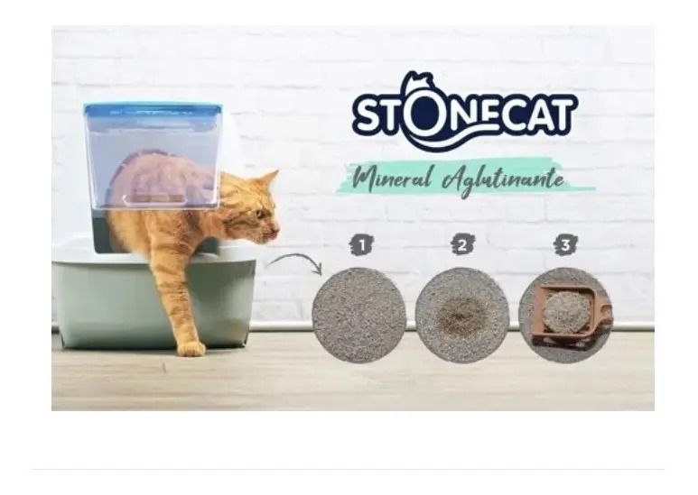 Piedras Sanitarias Stonecat Lavanda Aglomerante X 16 Kg Gato