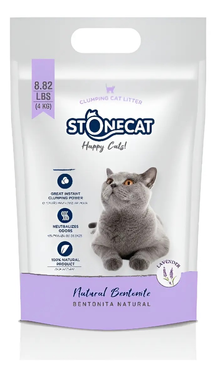 Piedras Sanitarias Stonecat Lavanda Aglomerante X 16 Kg Gato