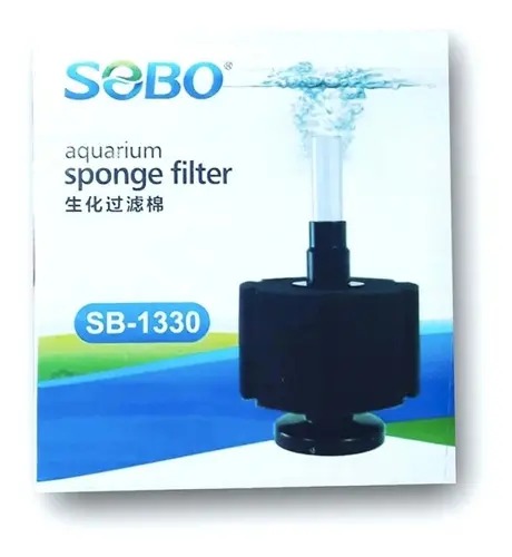 Filtro Interno Esponja Circular Sb-1330 60l/h Sobo Acuario