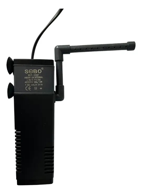 Filtro Interno Mecanico Wp-330f 600l/h 12w Sobo Acuario