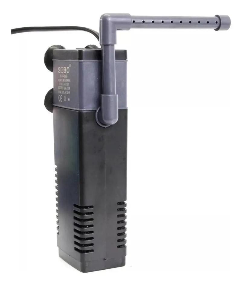 Filtro Interno Mecanico Wp-330f 600l/h 12w Sobo Acuario