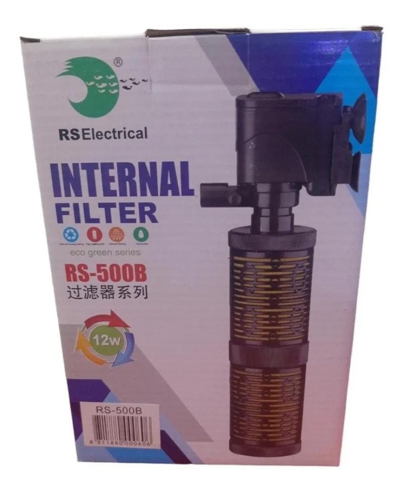 Filtro Interno Rs-500b 600l/h 12w Rs Electrical Acuario