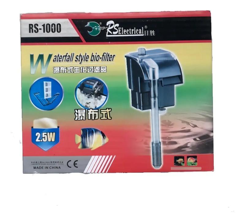 Filtro Externo Cascada Rs-1000 600l/h 2.5w Acuario Pecera