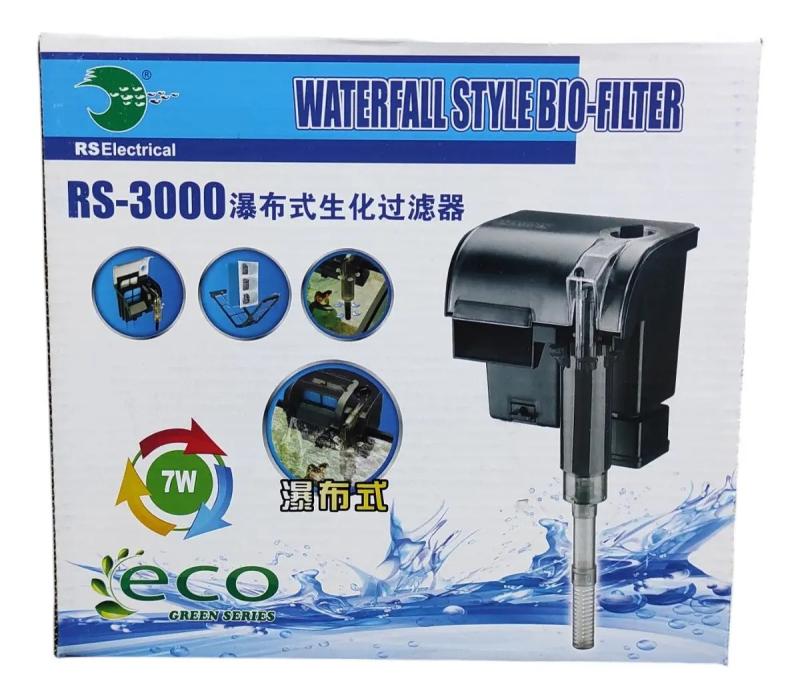 Filtro Cascada Externo Rs-3000 1200l/h 7w Acuario Pecera