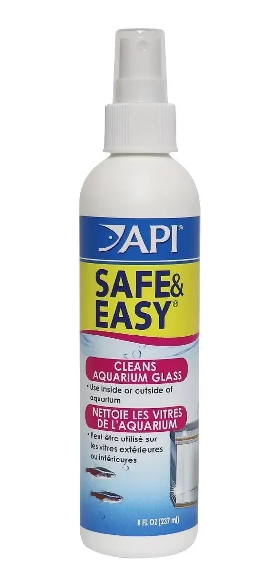 Limpia Vidrios Spray Safe And Easy 237ml Api Acuario Pecera