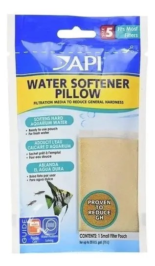 Resina Ablandadora Water Softener Pillow Dureza Api Acuario
