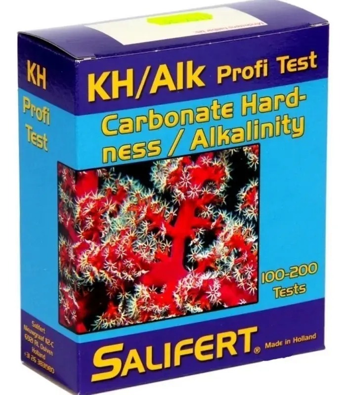 Test De Alcalinidad KH/ Alk 100 a 200 Test Salifert Acuario