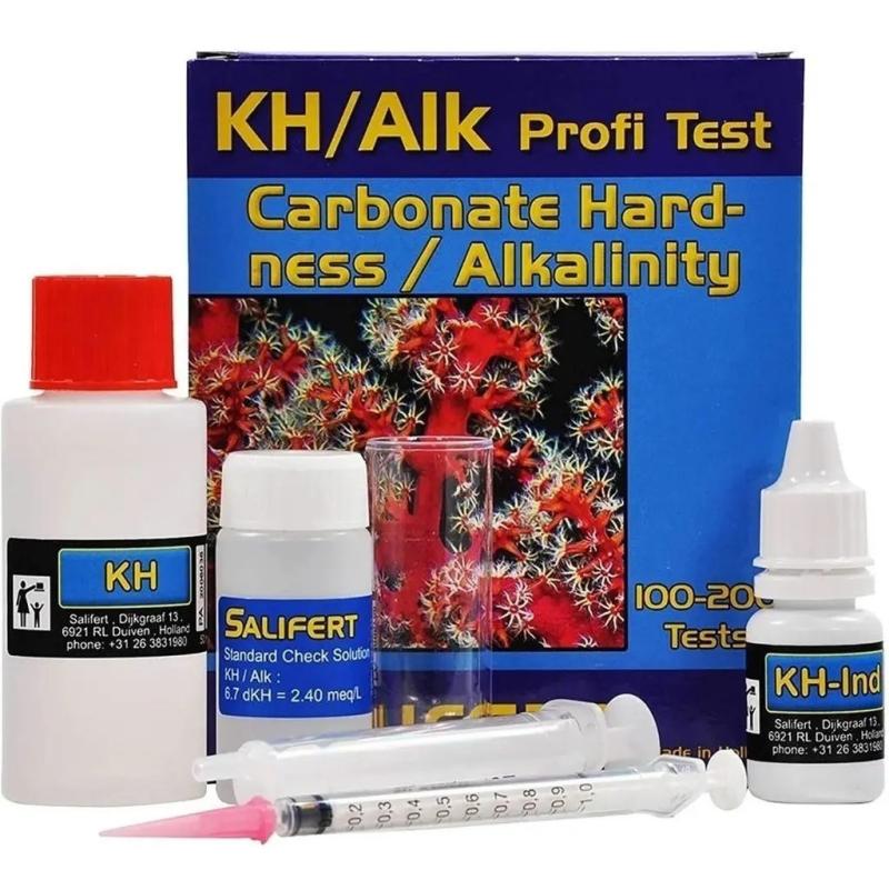 Test De Alcalinidad KH/ Alk 100 a 200 Test Salifert Acuario