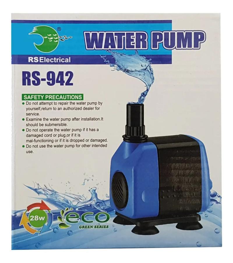 Bomba De Agua Sumergible Rs-942 1000l/h 26w 2m Acuario Peces