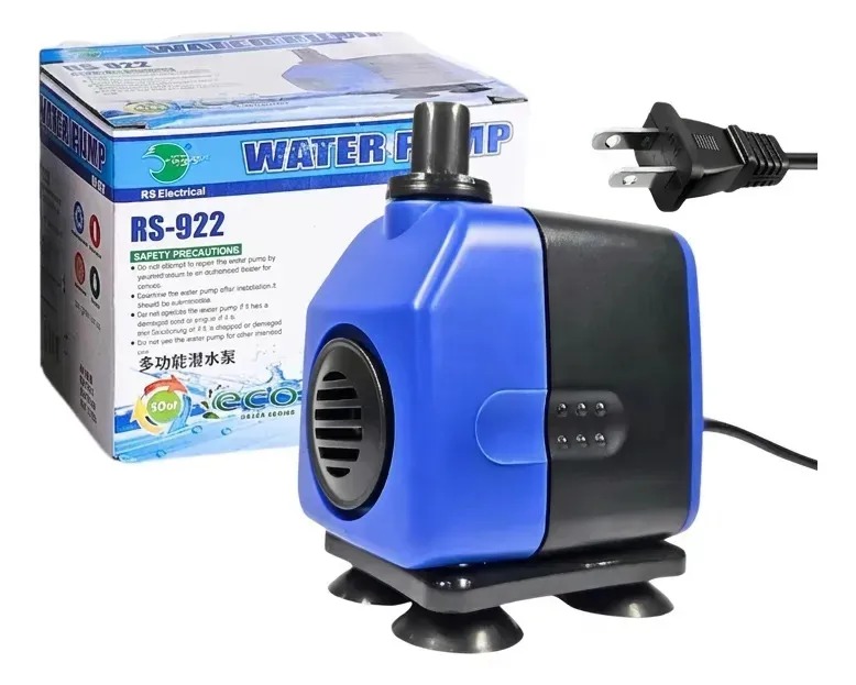 Bomba De Agua Sumergible Rs-922 600l/h 10w 0.8m Acuario