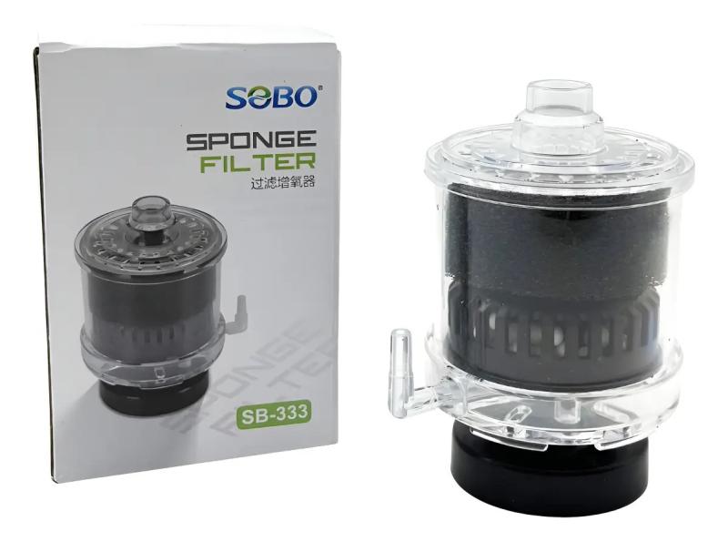 Filtro Esponja Circular Sb-333 Filtrante 300l/h Sobo Acuario