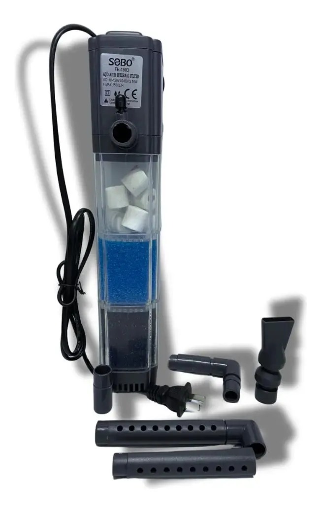 Filtro Interno Biologico Fh-1903 1500l/h 19w Sobo Acuario