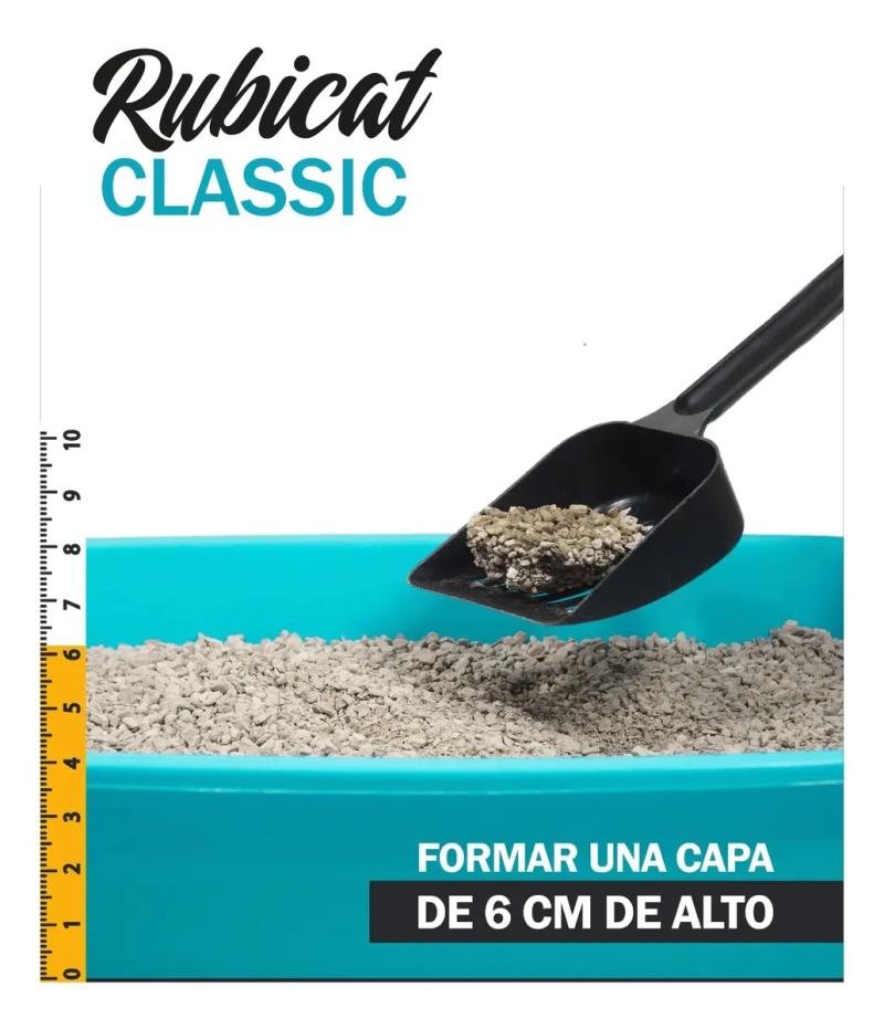 Piedritas Para Gatos Aglomerante Rubicat Clasic Bolson 5kg