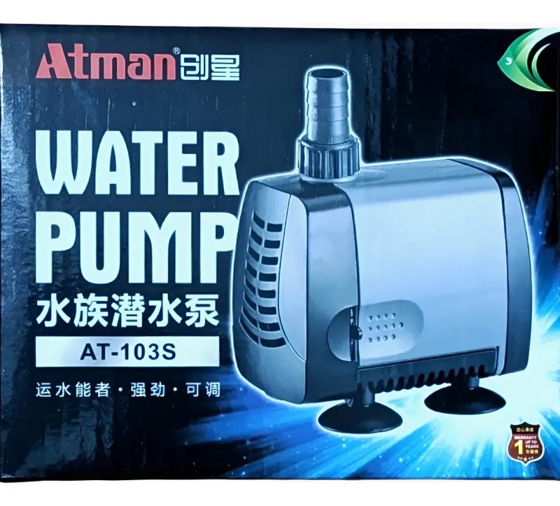 Bomba De Agua Sumergible At 103 1000l/h 11w 1.3m Atman Peces