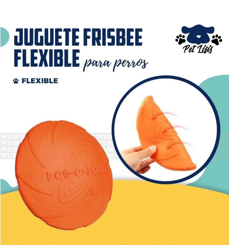 Juguete Frisbee 15 cm Flexible Disco Perros Cachorros Trixie