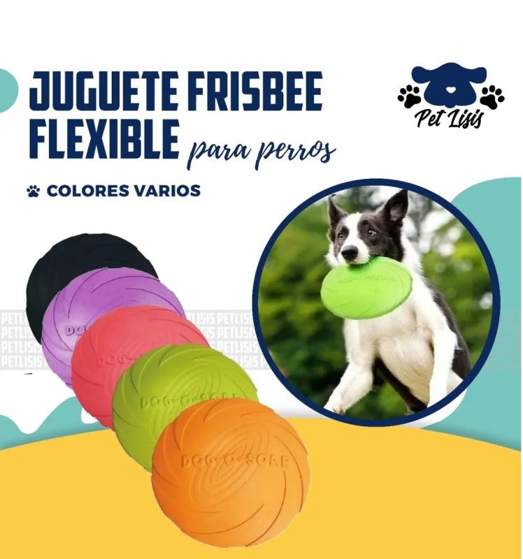 Juguete Frisbee 15 cm Flexible Disco Perros Cachorros Trixie