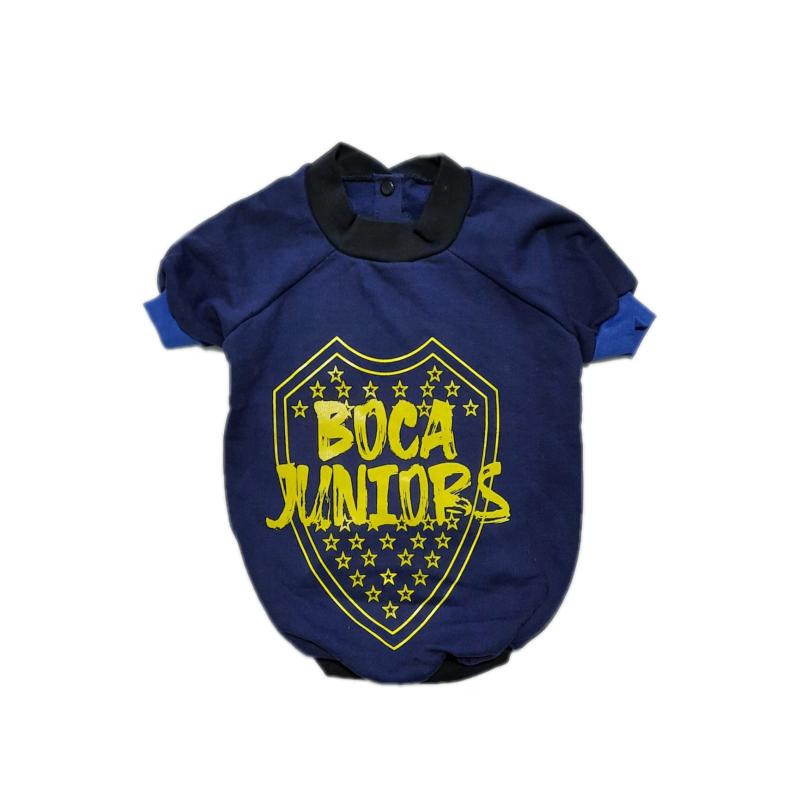 Ropa Para Perros Buzo Futbol Boca Juniors Abrigo Gatos Cachorros Mascotas