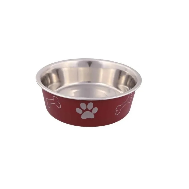 Comedero Bebedero Perros Acero Plastico 1,4 L Trixie