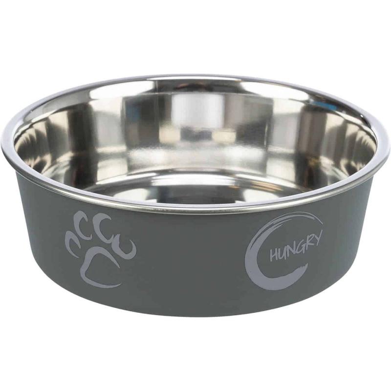 Comedero Bebedero Perros Acero Plastico 1,4 L Trixie