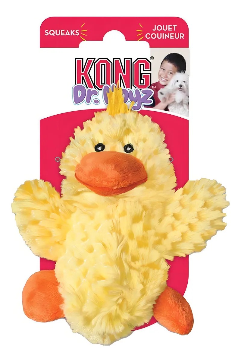 Juguete Peluche Dr Noyz Duck Pato Xs Kong Mascotas Perro