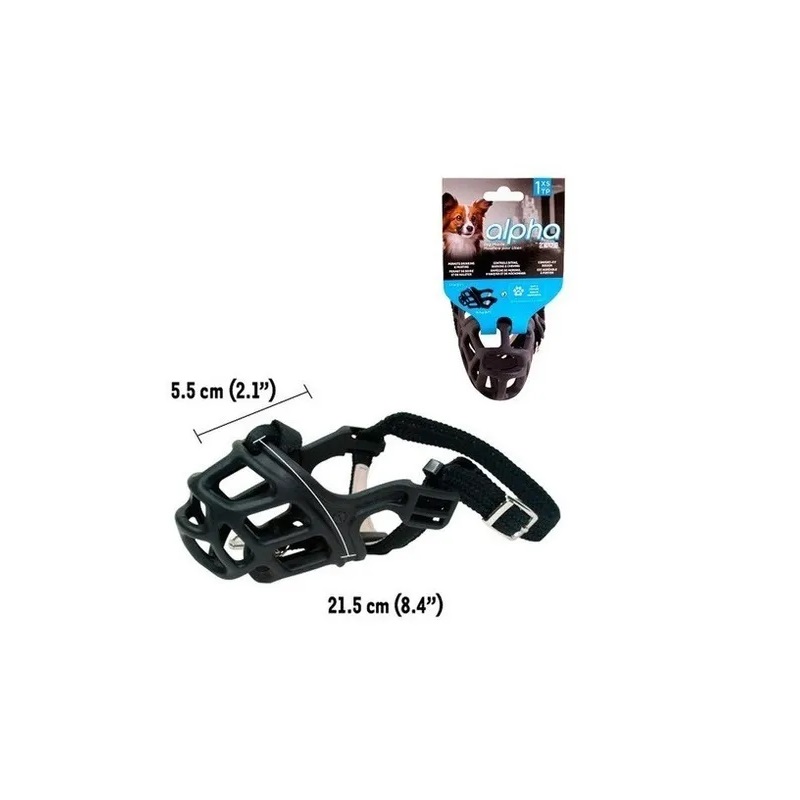 Bozal Ajustable Canasta Alpha Xs Perros Cachorros Mascotas