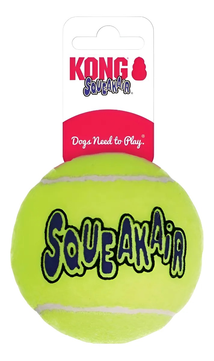 Juguete Para Perros Pelota Kong Squeak Air Balls Tenis Large