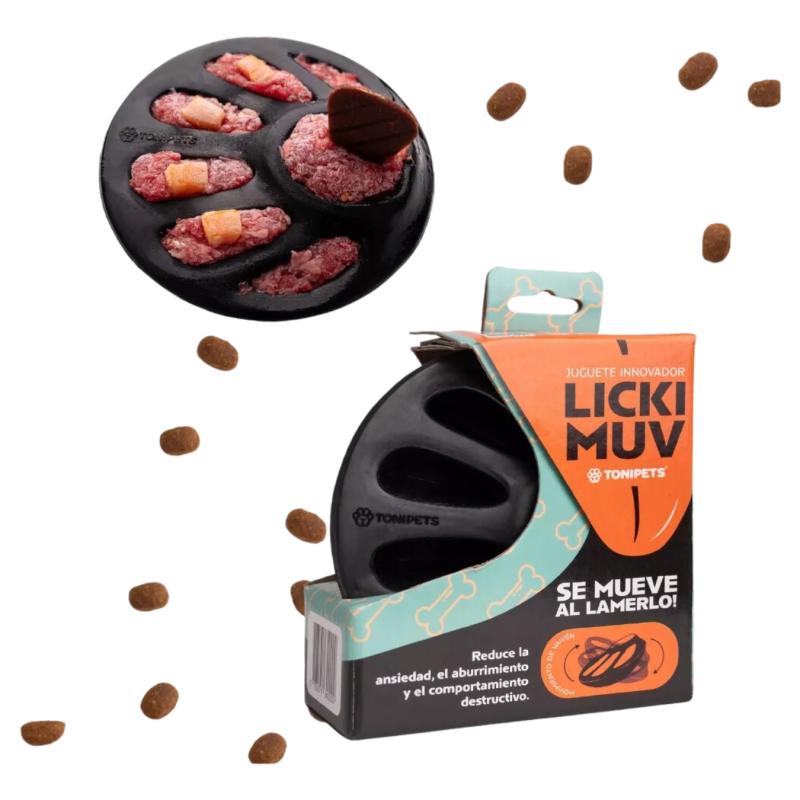 Juguete Rellenable Interactivo Lickimuv Para Perros Caucho