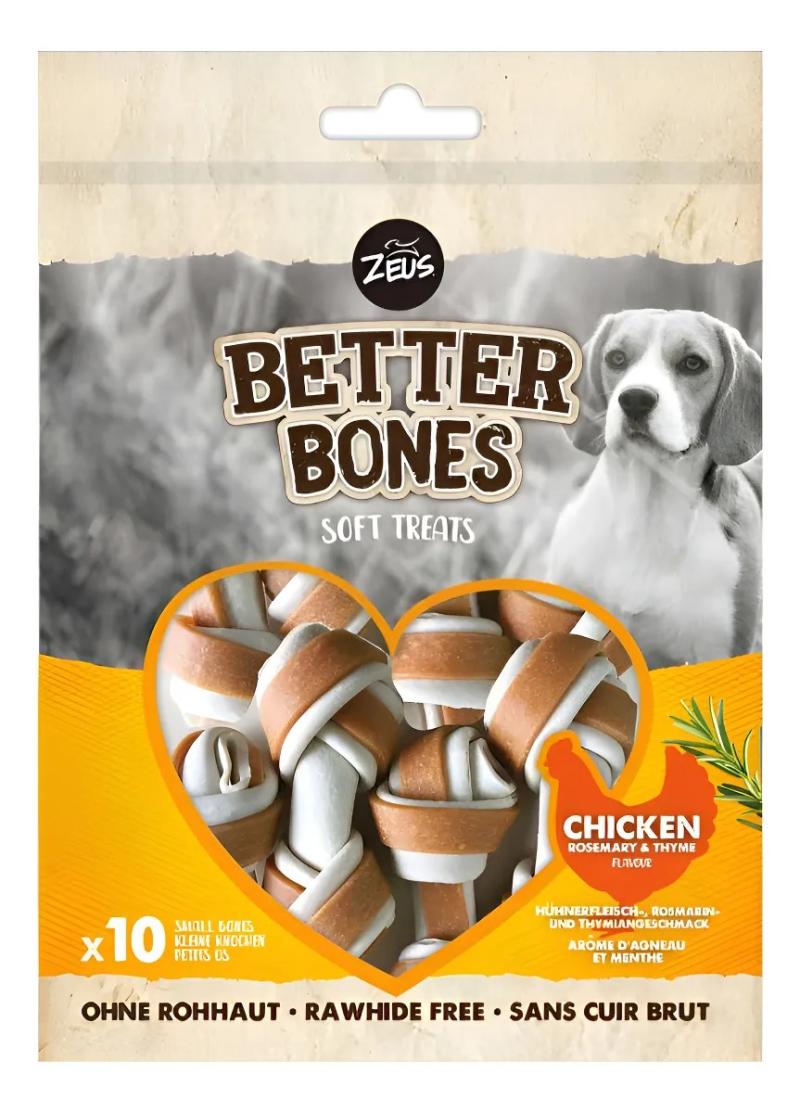 Snack Perro Saludable Hueso Better Bones Zeus Pack X3u Pollo