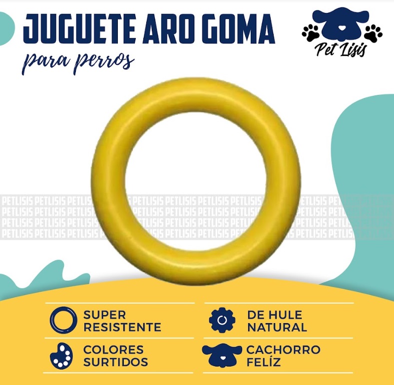 Juguete Aro Goma Strong Perros Cachorros Mascotas Trixie