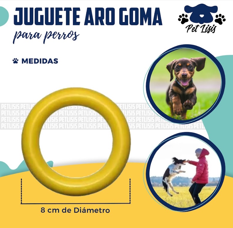 Juguete Aro Goma Strong Perros Cachorros Mascotas Trixie