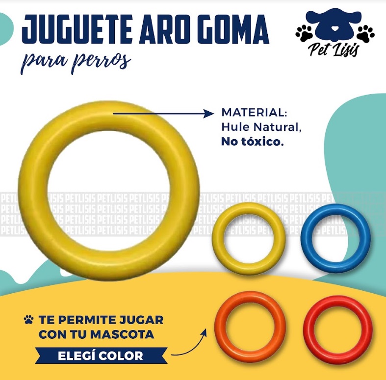 Juguete Aro Goma Strong Perros Cachorros Mascotas Trixie