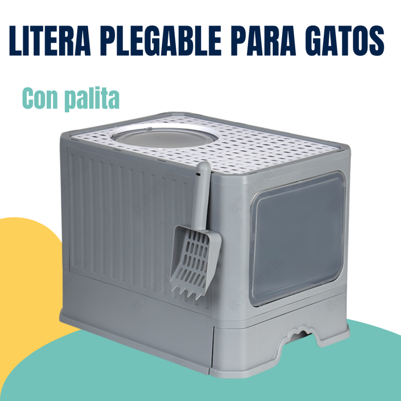 Litera Cerrada Sanitaria Para Gatos Sienna Con Filtro Y Pala