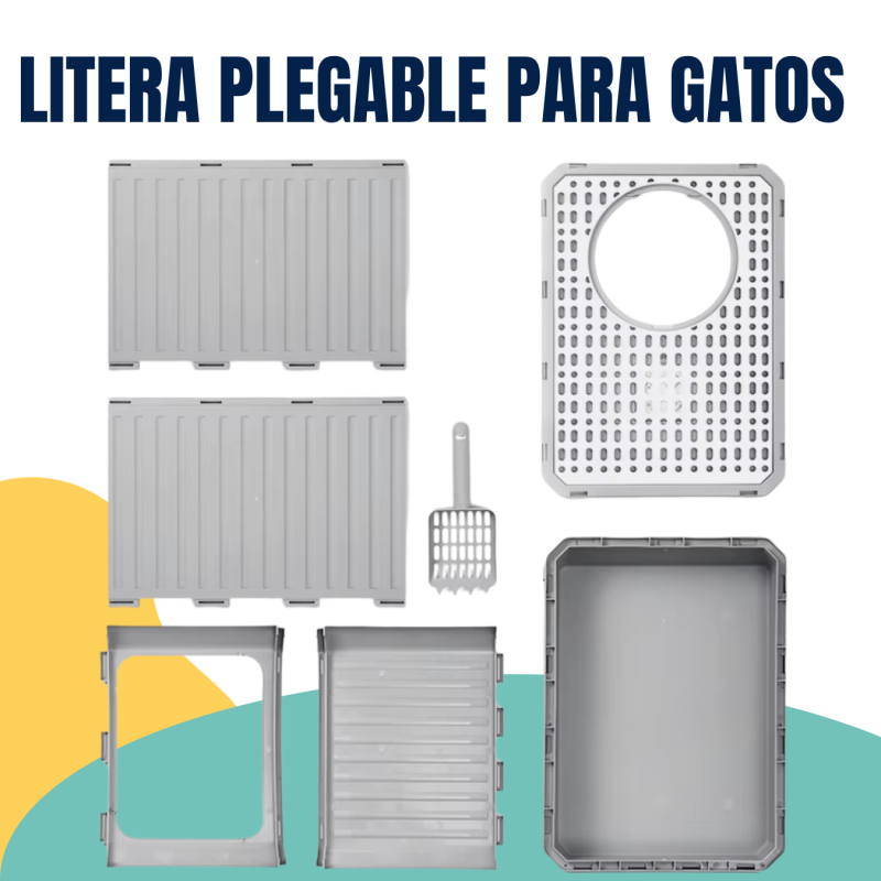 Litera Cerrada Sanitaria Para Gatos Sienna Con Filtro Y Pala