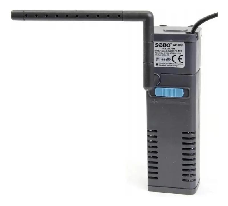 Filtro Interno Mecanico Wp-330f 600l/h 12w Sobo Acuario