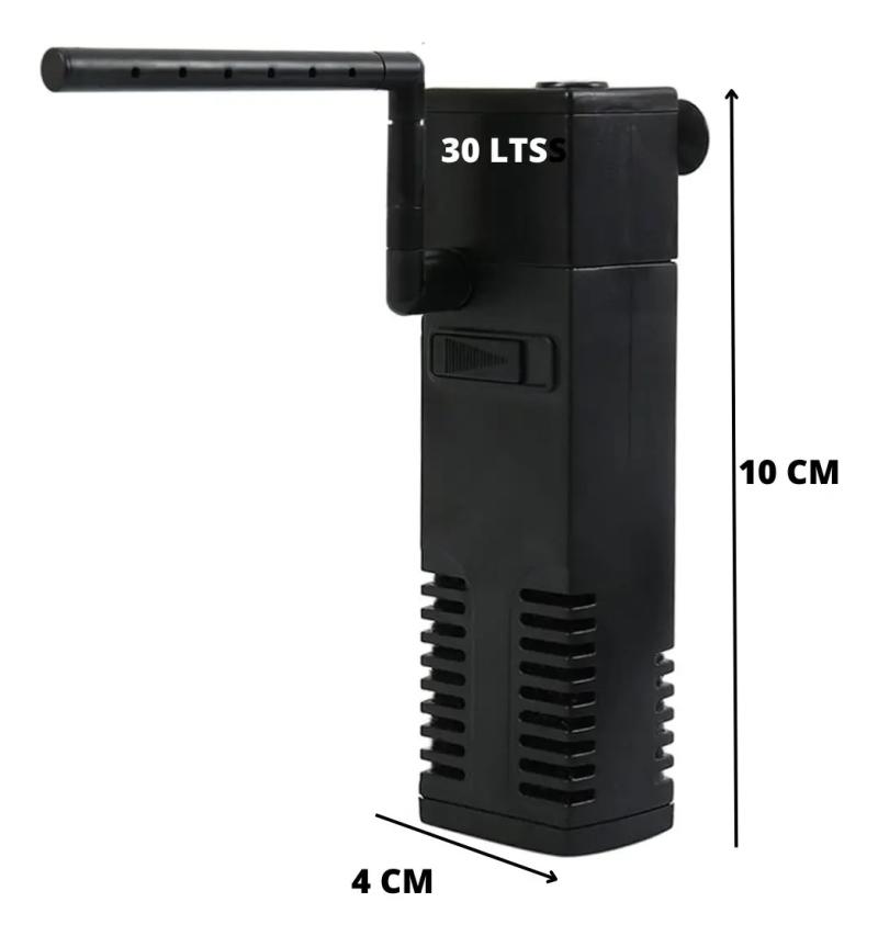 Filtro Interno Mecanico Wp-330f 600l/h 12w Sobo Acuario