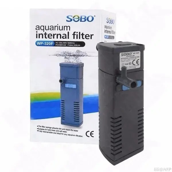 Filtro Interno Mecanico Wp-330f 600l/h 12w Sobo Acuario