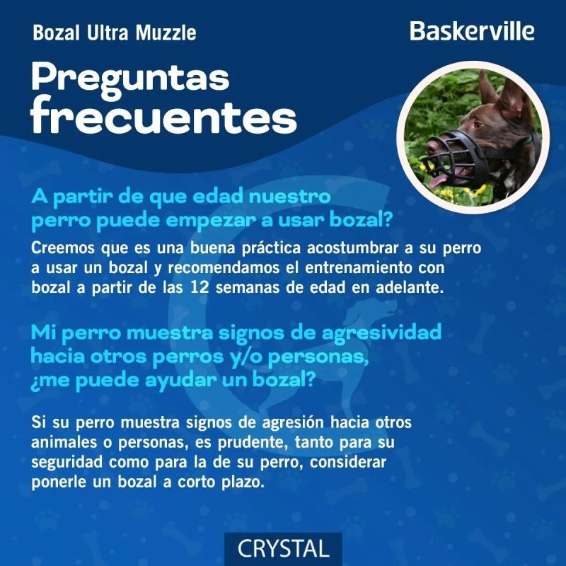 Bozal Ajustable Baskerville Ultra Muzzle Perros Talle 5