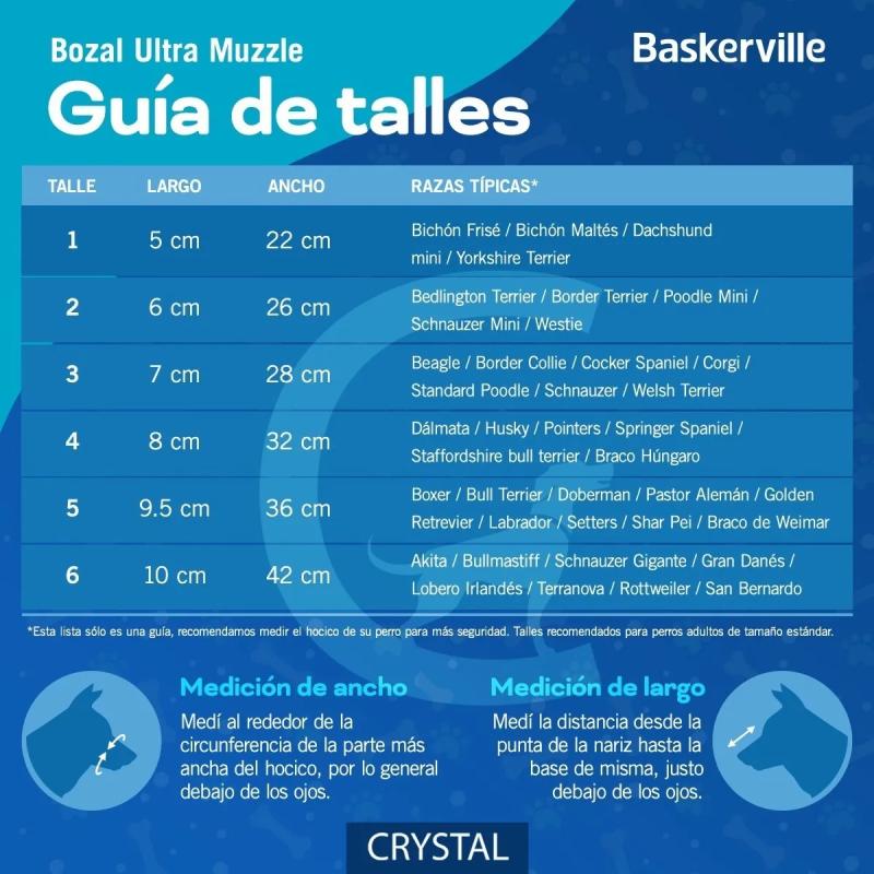 Bozal Ajustable Baskerville Ultra Muzzle Perros Talle 5